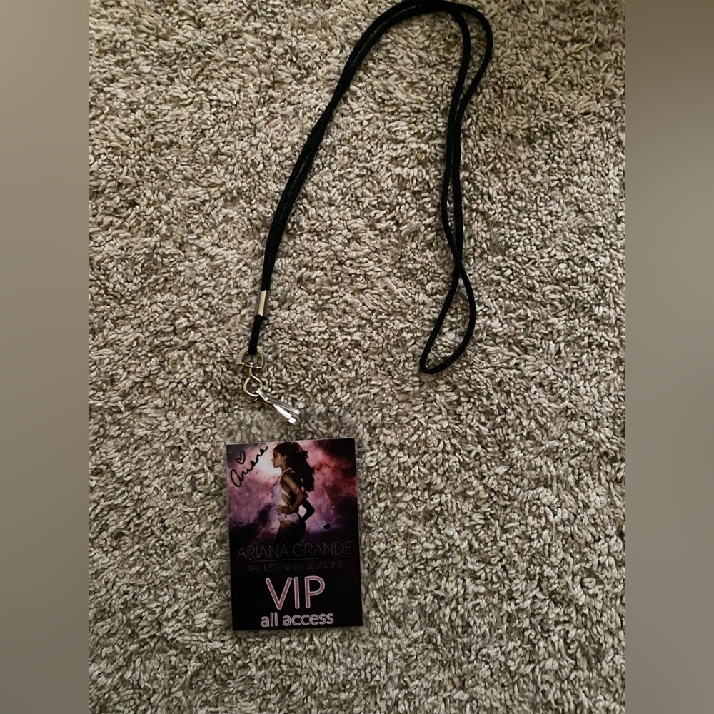 Ariana Grande Listening Tour Vip Badge